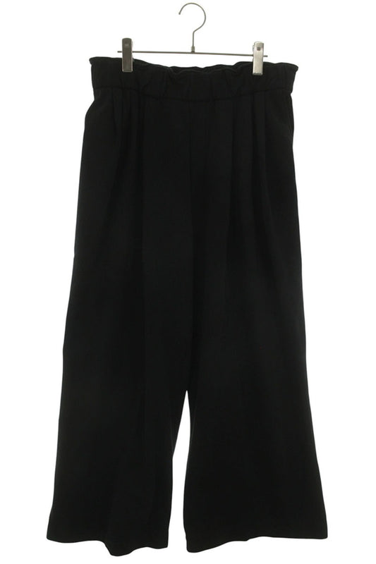 DRIES VAN NOTEN Black Wide Leg Cotton Sweatpants Size 34