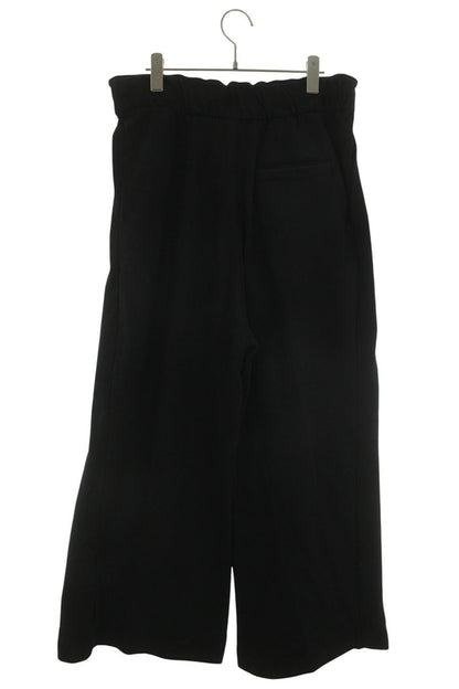 DRIES VAN NOTEN Black Wide Leg Cotton Sweatpants Size 34