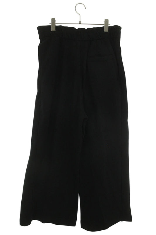 DRIES VAN NOTEN Black Wide Leg Cotton Sweatpants Size 34