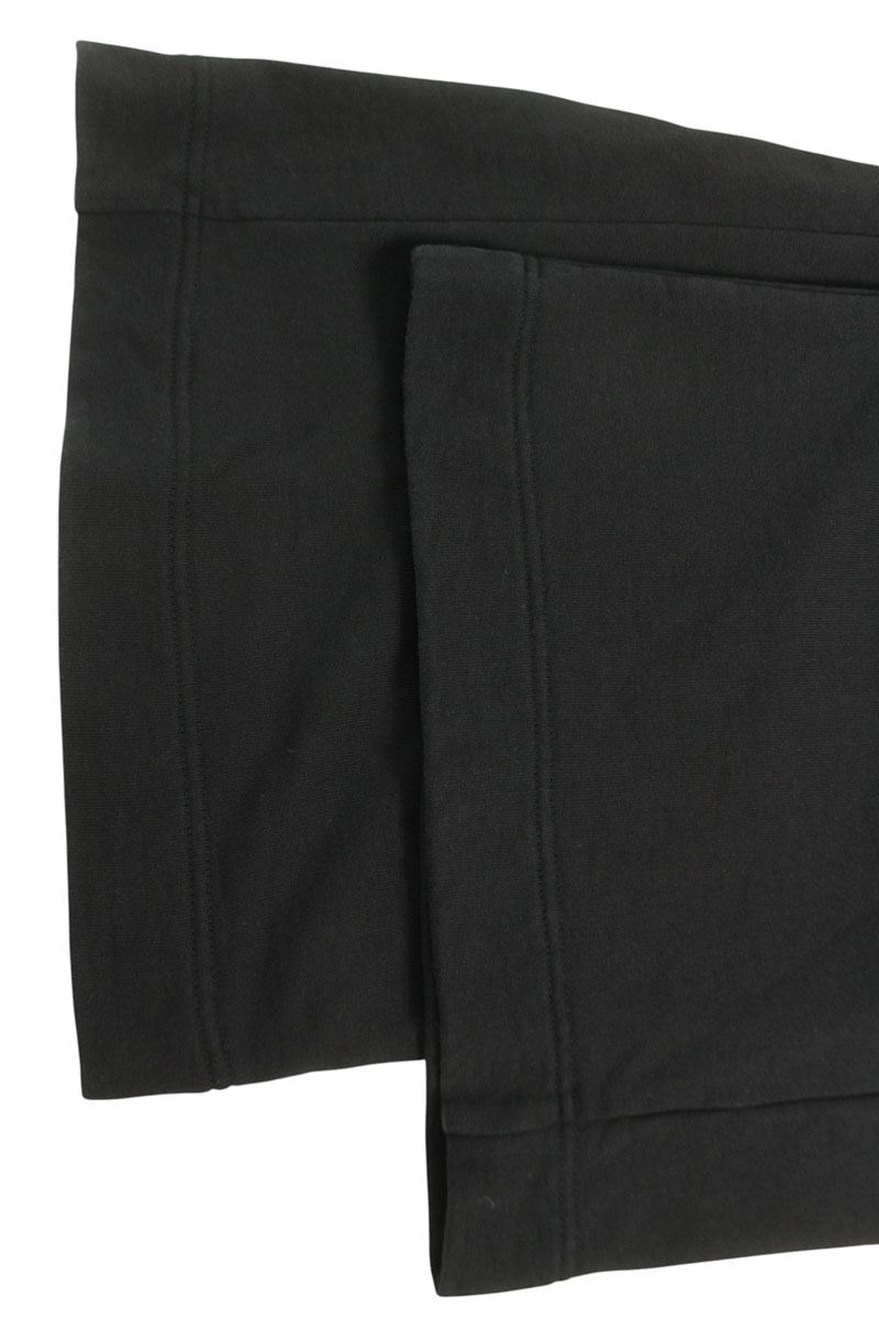DRIES VAN NOTEN Black Wide Leg Cotton Sweatpants Size 34