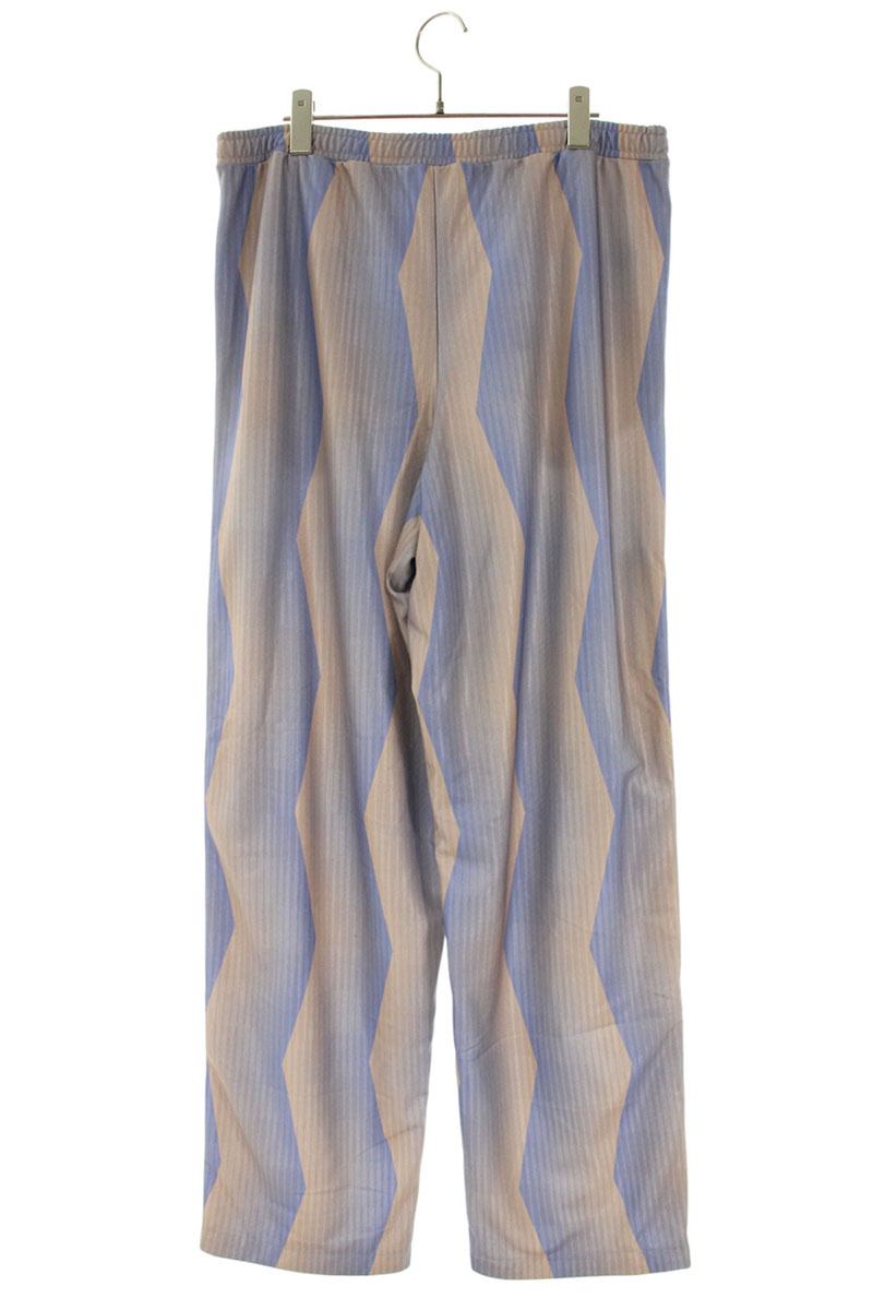 ACNE STUDIOS Graphic Print Side Snap Pants Purple Size 32