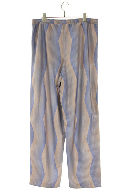 ACNE STUDIOS Graphic Print Side Snap Pants Purple Size 32