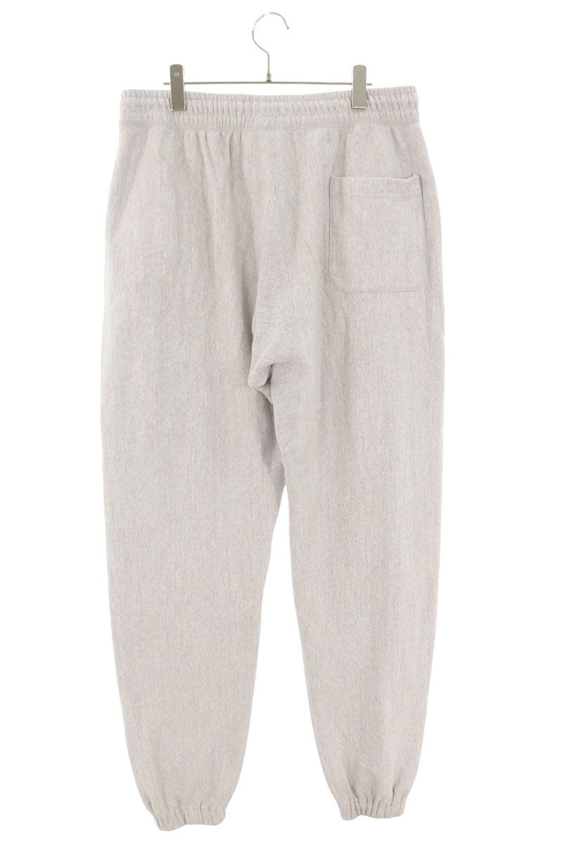 SAINT MICHAEL 23AW Gray Logo Print Sweatpants Size 36