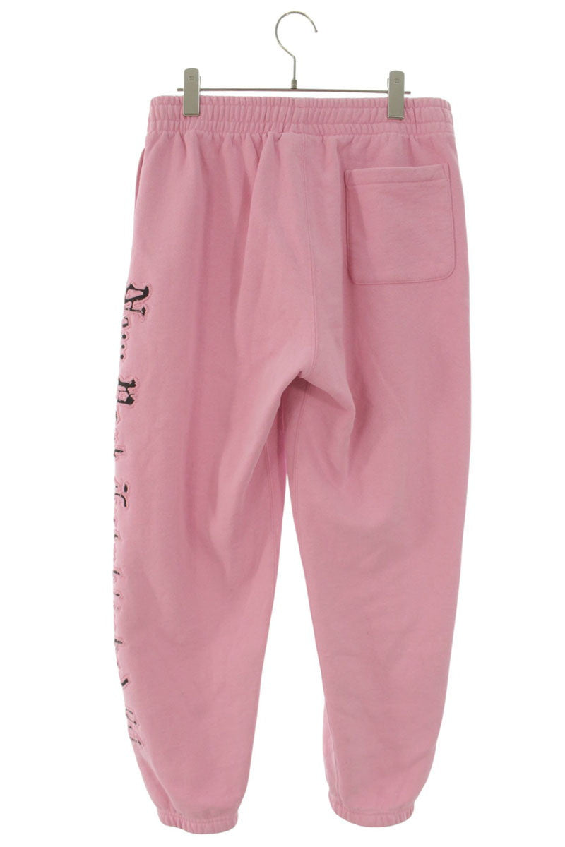 SUPREME Contrast Cutout Sweatpant Pink Cotton Size 30