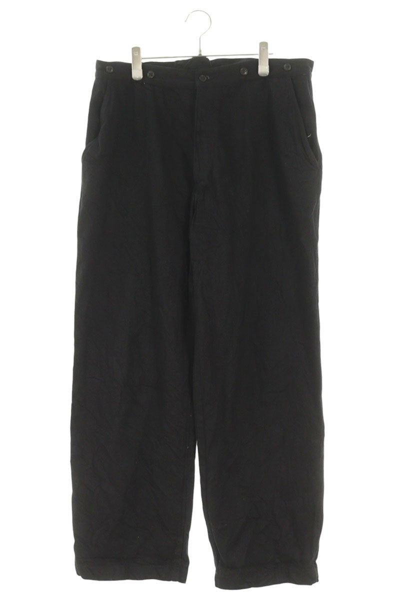 COMOLI Over Military Button Fly Pants Black Size 34