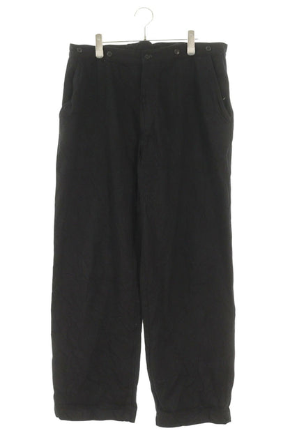 COMOLI Over Military Button Fly Pants Black Size 34