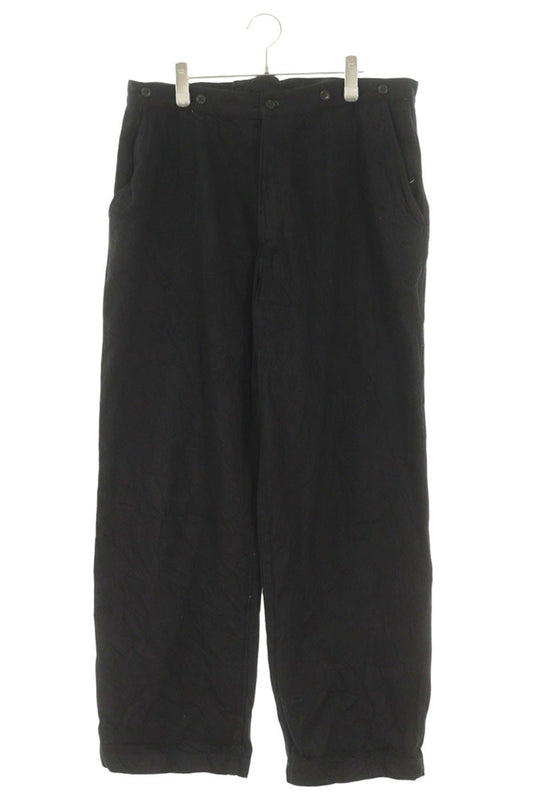 COMOLI Over Military Button Fly Pants Black Size 34