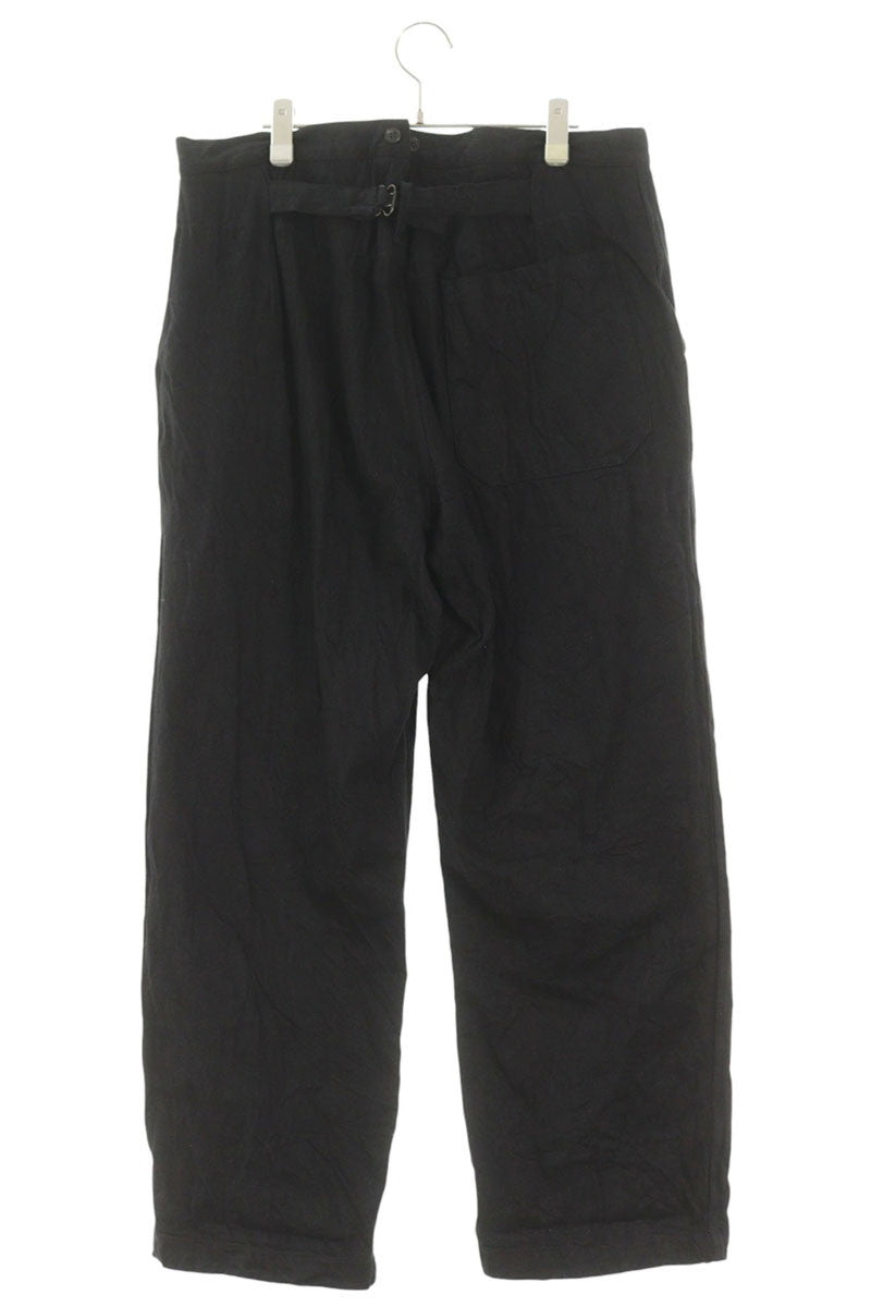 COMOLI Over Military Button Fly Pants Black Size 34