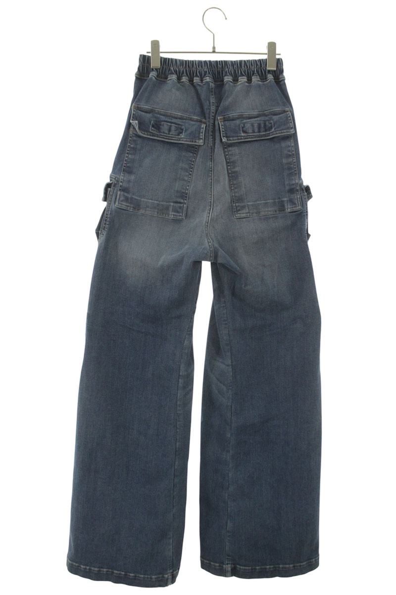 DRKSHDW Indigo Denim Double Cargo Jumbo Belas Pants Size 28
