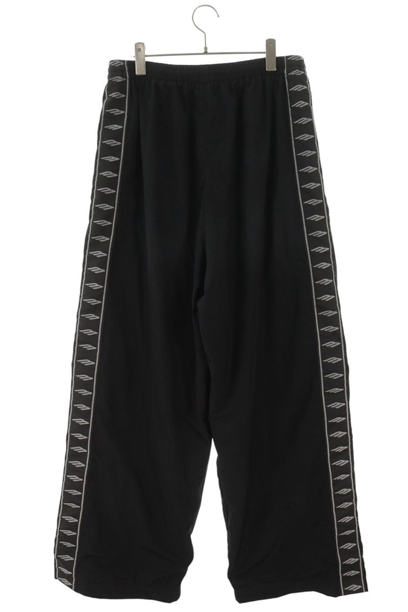 BALENCIAGA Black Tracksuit Pants Cotton Nylon Size 30