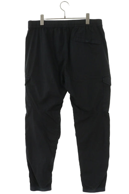 STONEISLAND Logo Patch Cargo Pants Black Size 34