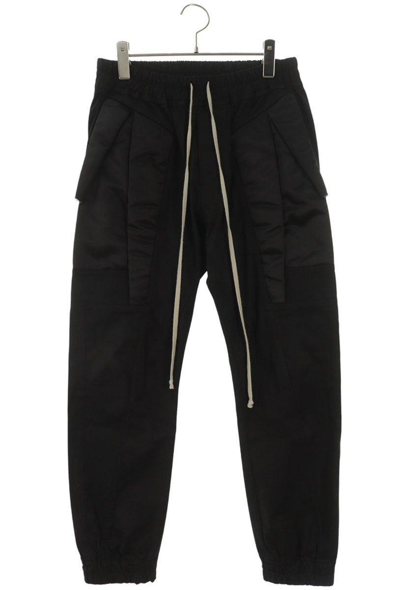 Rick Owens Cotton Blend Button Fly Pants Black Size 34