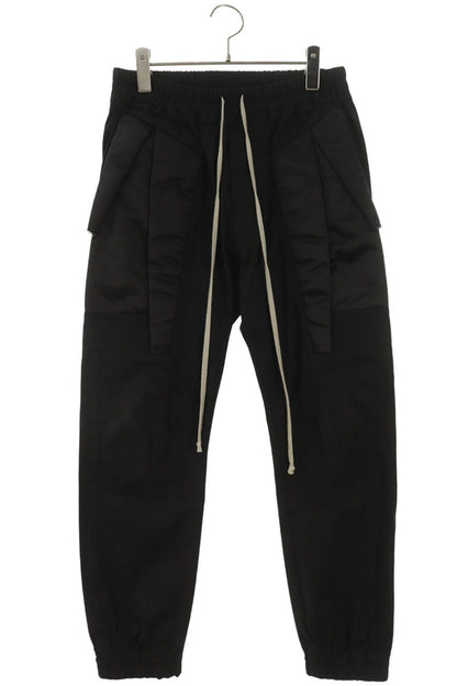Rick Owens Cotton Blend Button Fly Pants Black Size 34