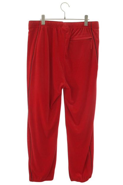 SUPREME 26SS Velour Mesh Track Pant Red Size 32