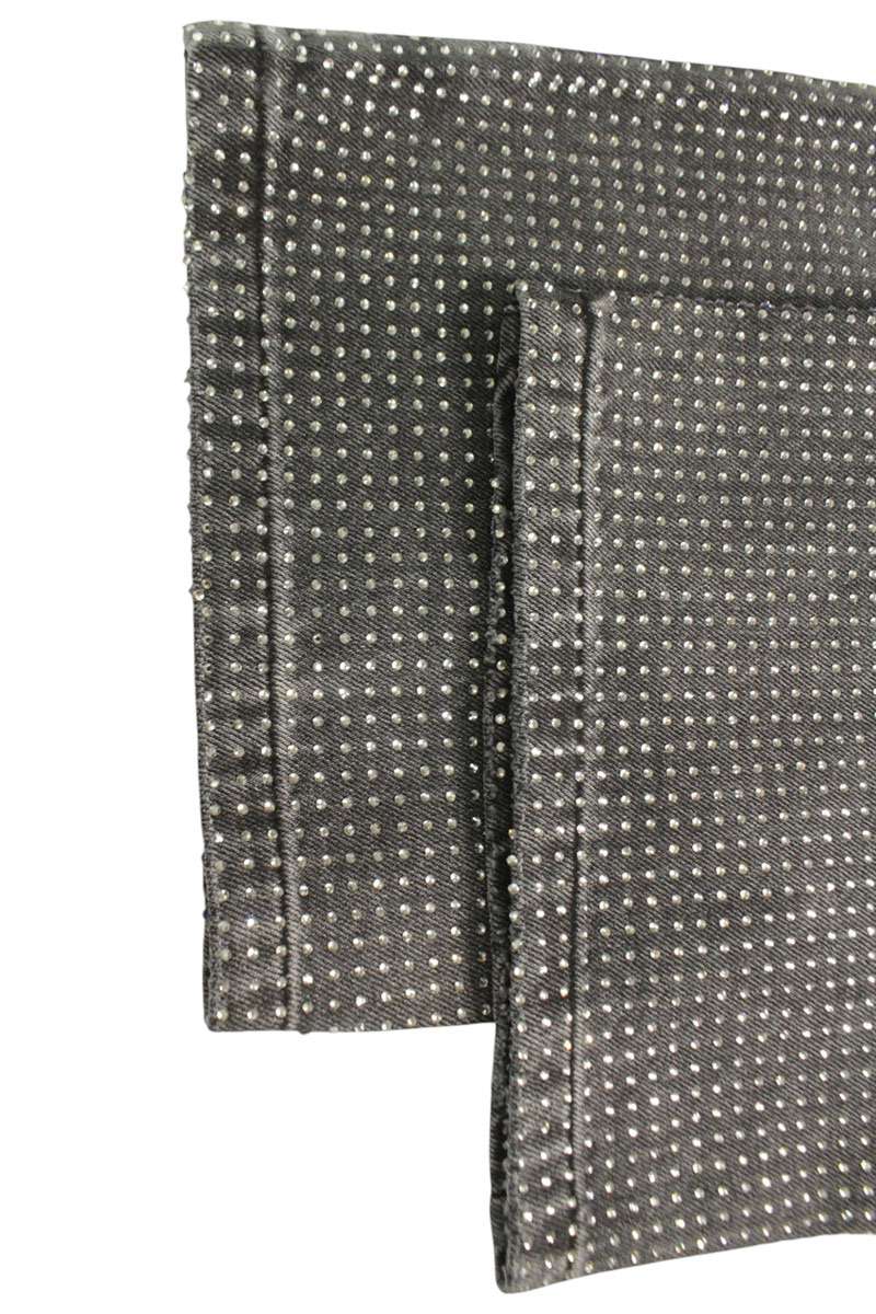 Birth Of Royal Child Stone Embellished Denim Pants Size 30