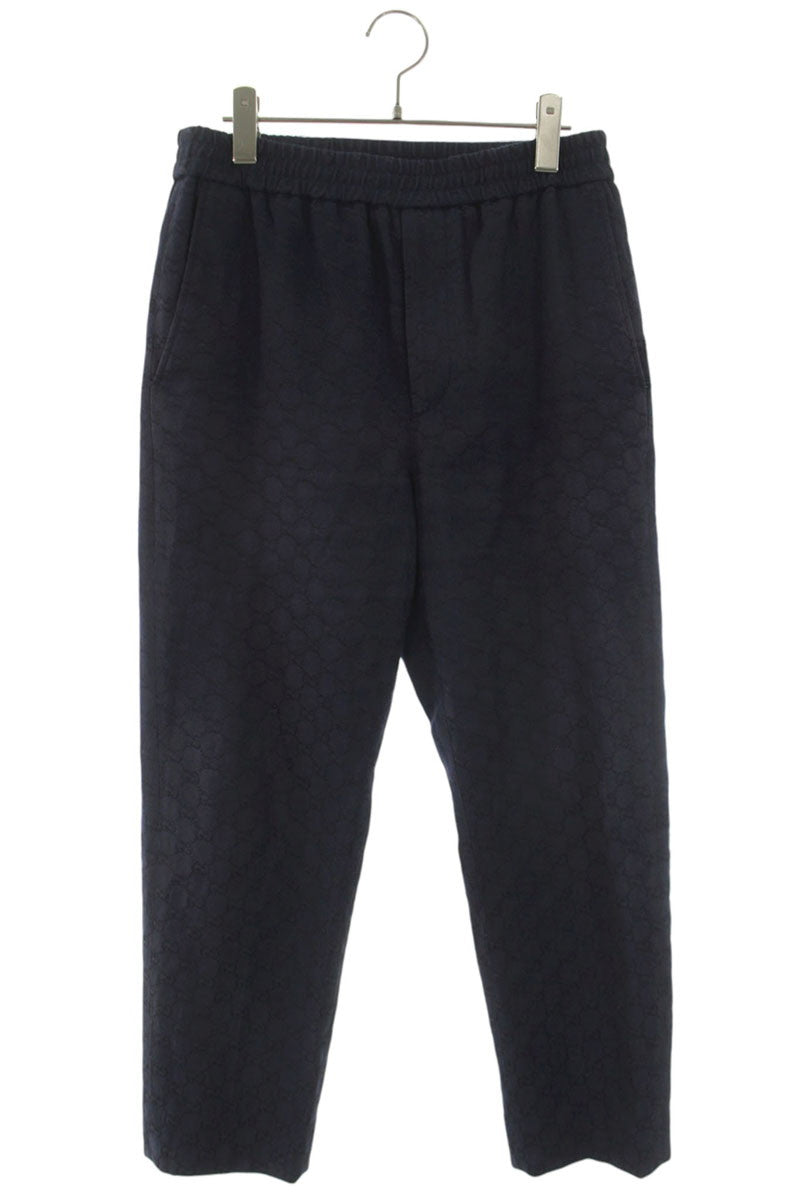 GUCCI GG Canvas Jogging Pants Navy Size 33