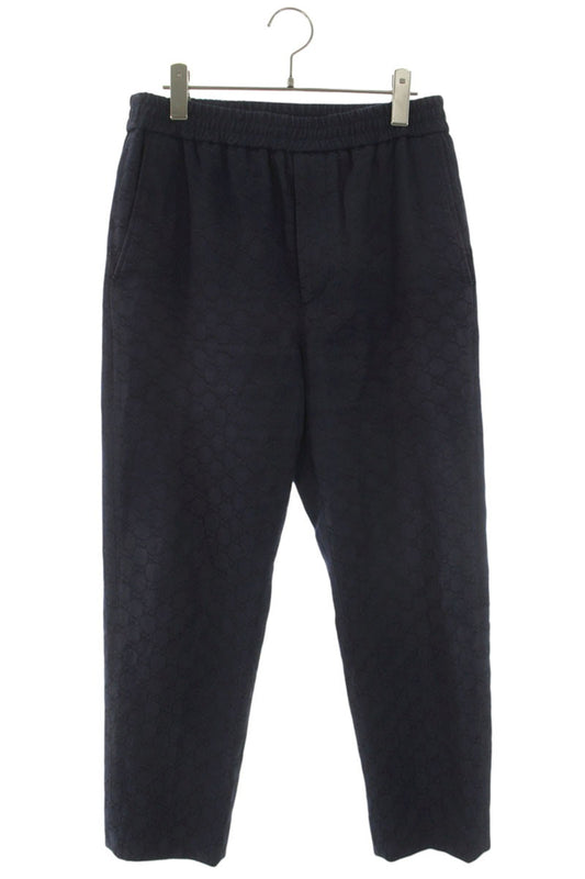GUCCI GG Canvas Jogging Pants Navy Size 33