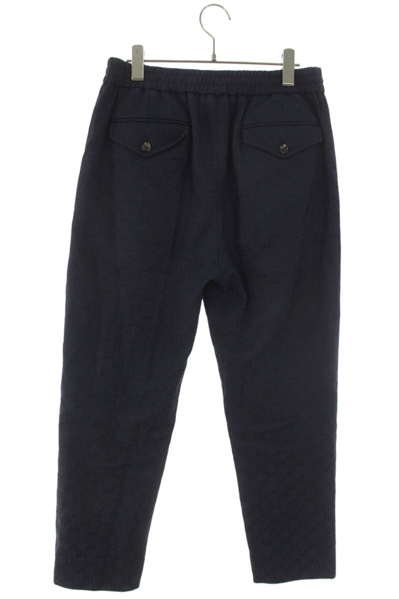 GUCCI GG Canvas Jogging Pants Navy Size 33