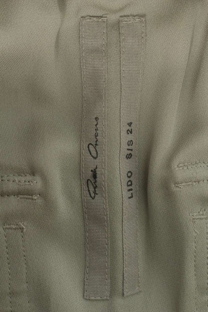 Rick Owens Beige Viscose Sarouel Long Pants Size 32
