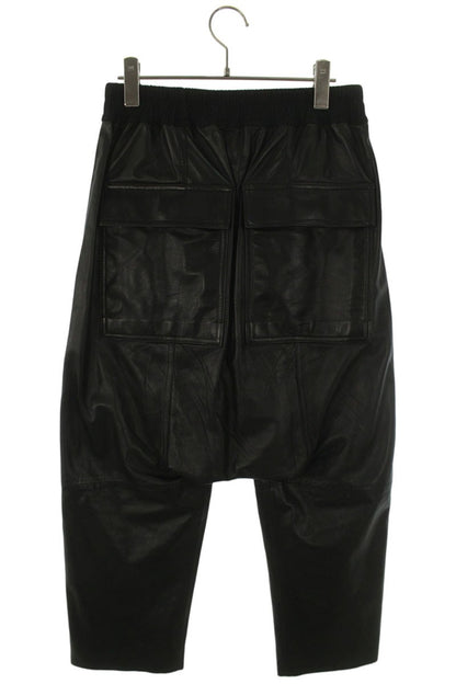 Rick Owens 26SS Lamb Leather Pants Black Size 32