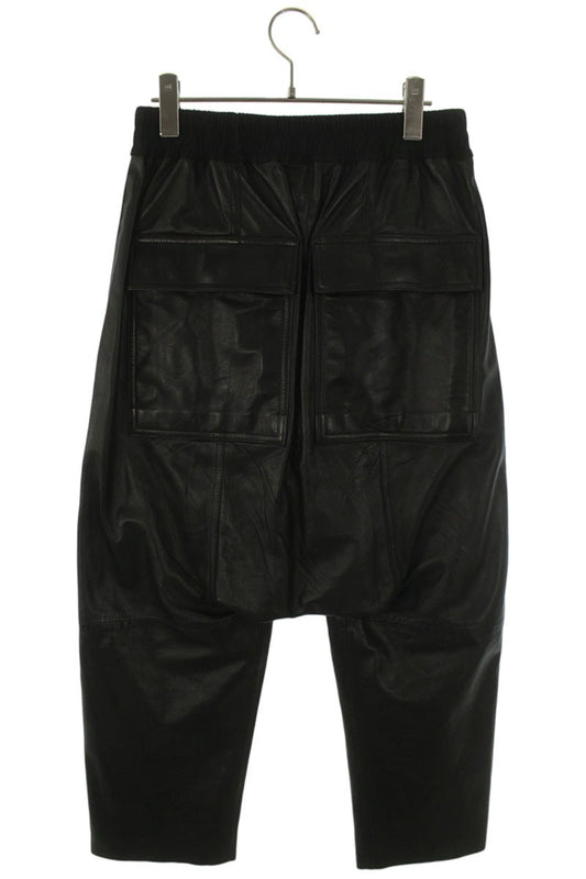 Rick Owens 26SS Lamb Leather Pants Black Size 32