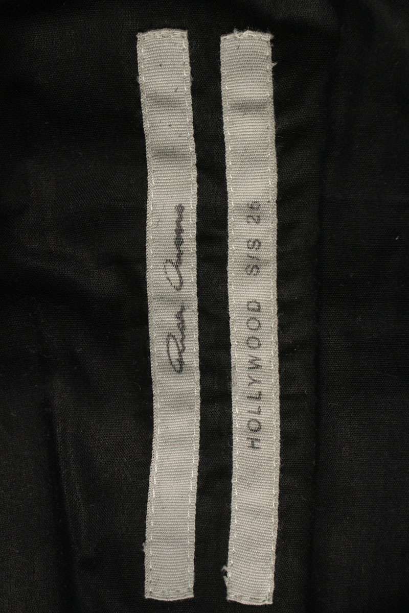Rick Owens 26SS Lamb Leather Pants Black Size 32