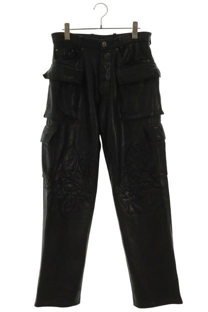 Chrome Hearts Fatigue Leather Pants Button Fly Size 29