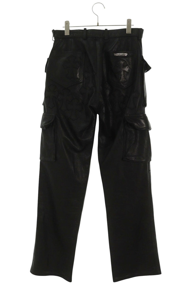 Chrome Hearts Fatigue Leather Pants Button Fly Size 29