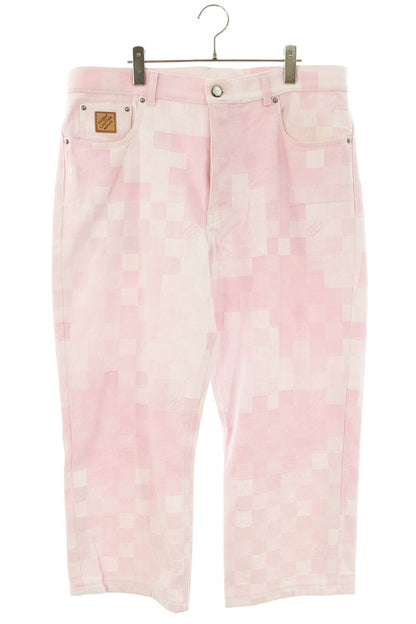 LOUISVUITTON Camo Skate Pants Pink Size 36