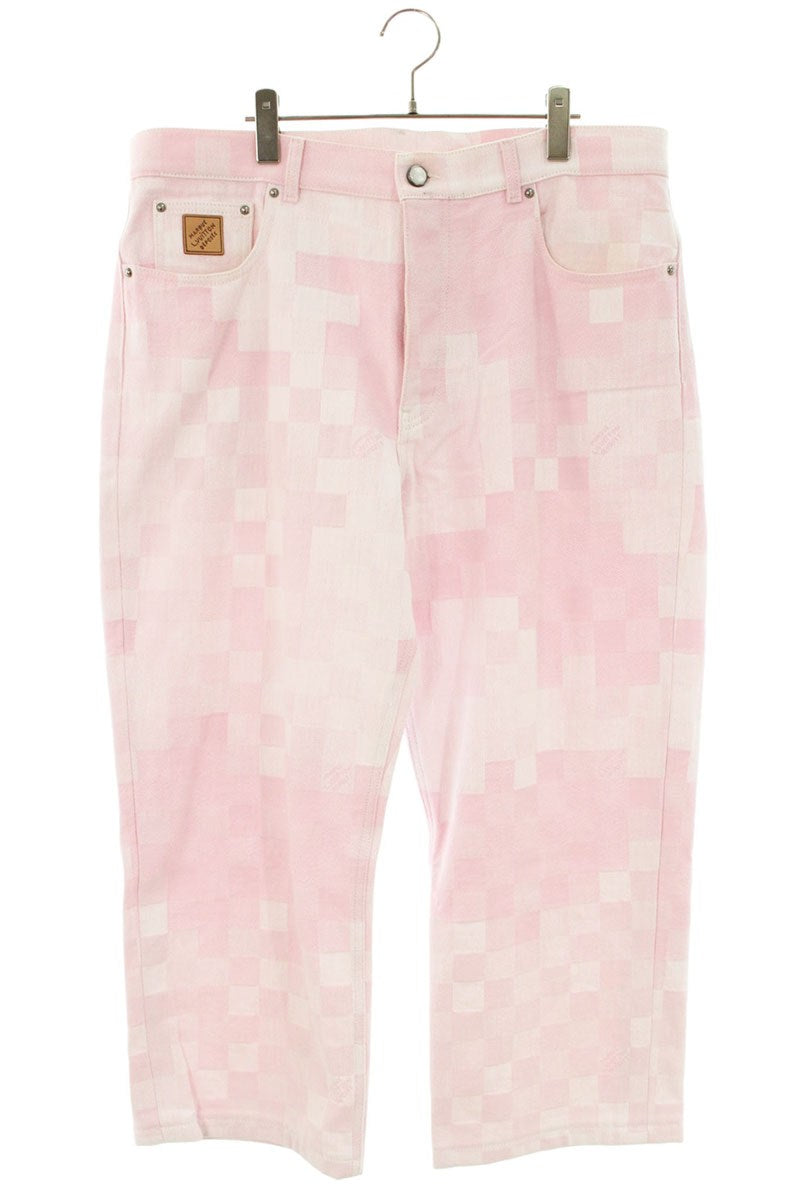 LOUISVUITTON Camo Skate Pants Pink Size 36
