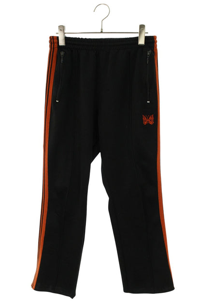 Needles Track Pants with Side Stripe Black/Orange Size M