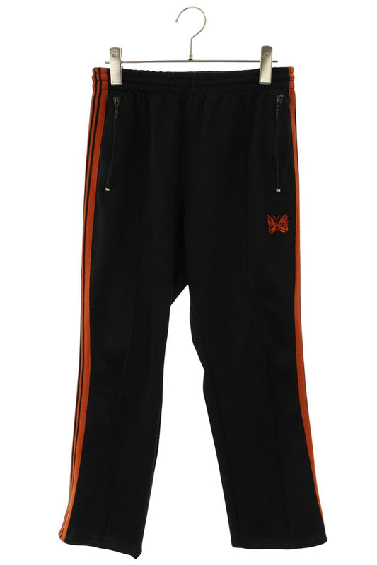 Needles Track Pants with Side Stripe Black/Orange Size M