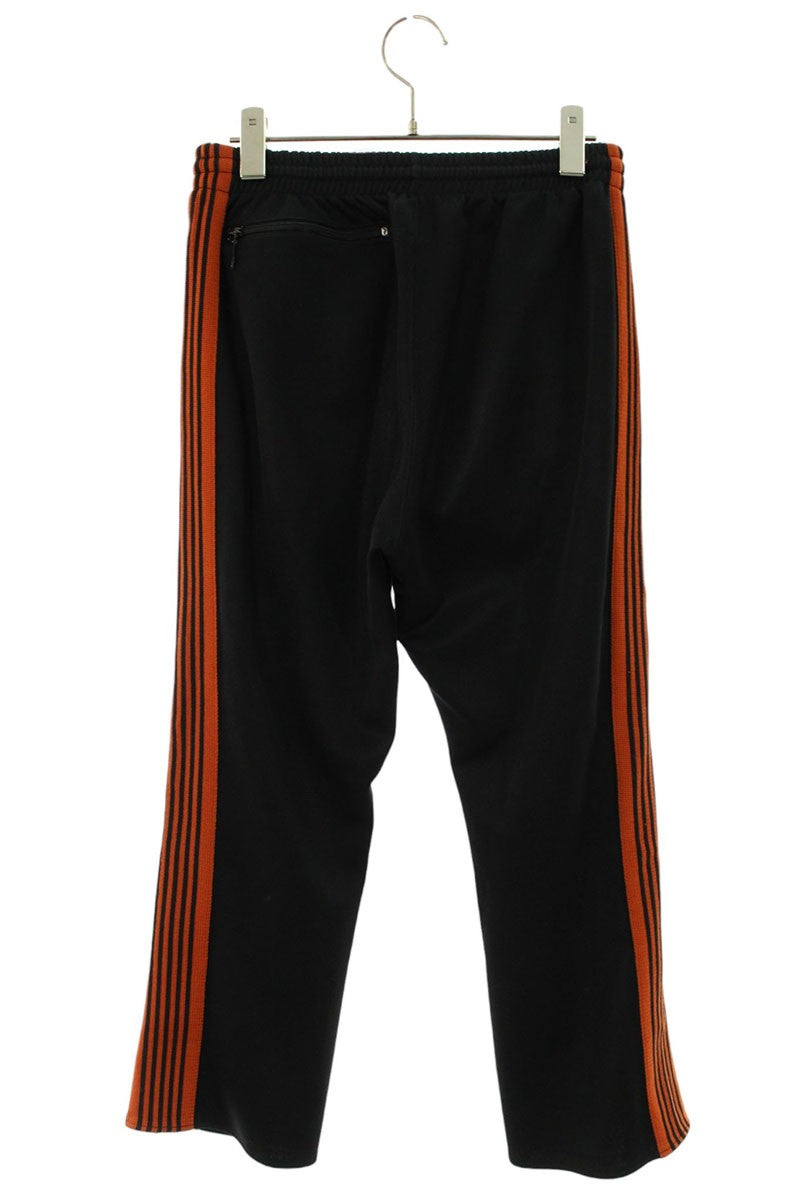 Needles Track Pants with Side Stripe Black/Orange Size M