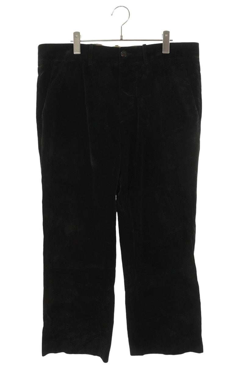 LOUISVUITTON 07AW Corduroy Pants Black Size 46