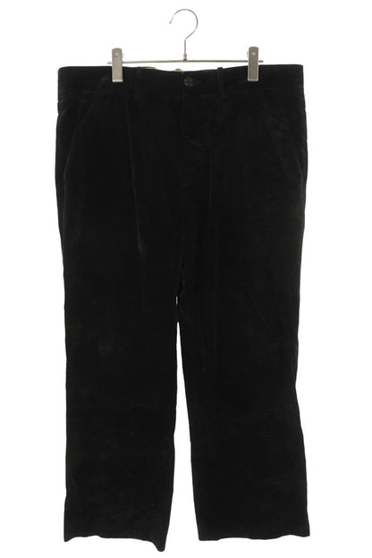 LOUISVUITTON 07AW Corduroy Pants Black Size 46