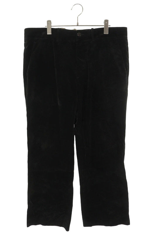 LOUISVUITTON 07AW Corduroy Pants Black Size 46