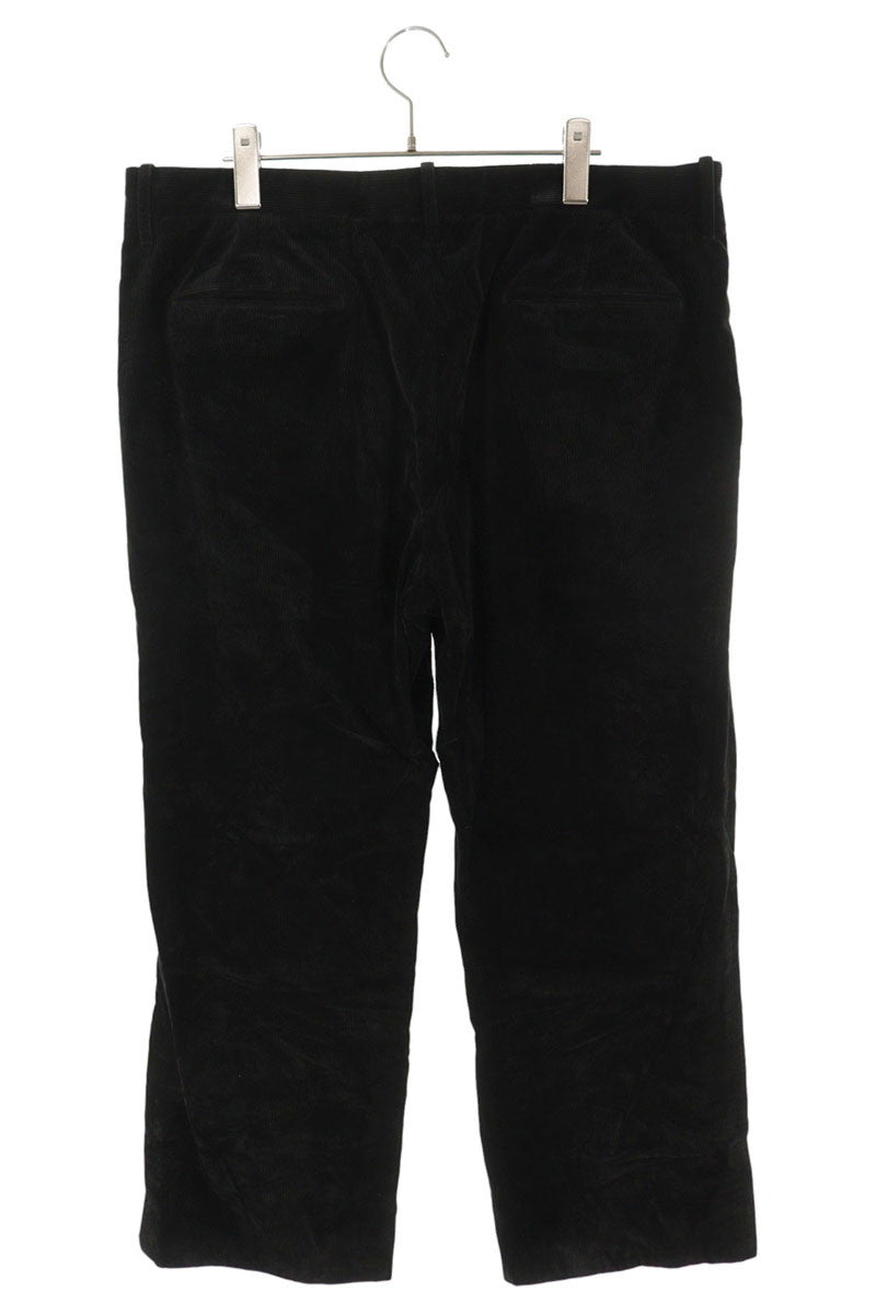LOUISVUITTON 07AW Corduroy Pants Black Size 46