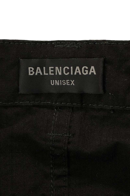 BALENCIAGA 24AW Triple Layered Denim Sweatpants Black Size M