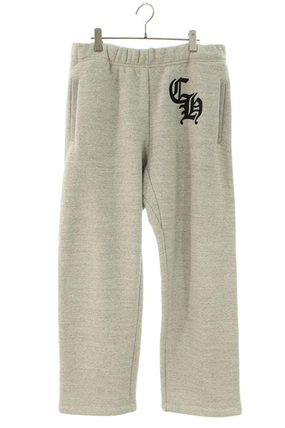 Chrome Hearts CH Logo Embroidered Sweatpants Gray Size L