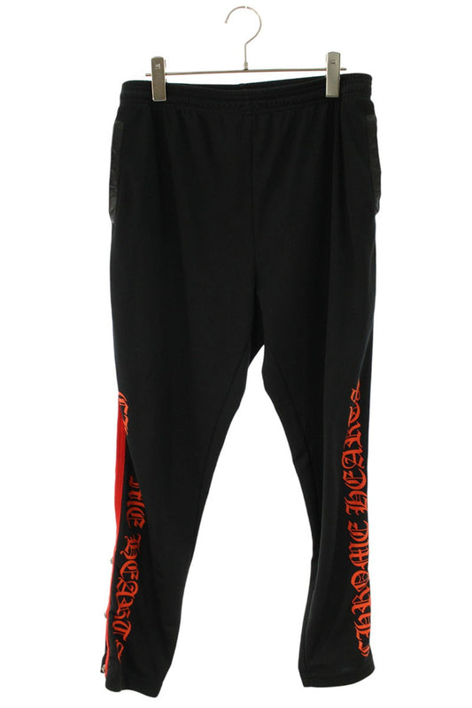 Chrome Hearts Cross Ball Side Logo Pants Black/Red Size M