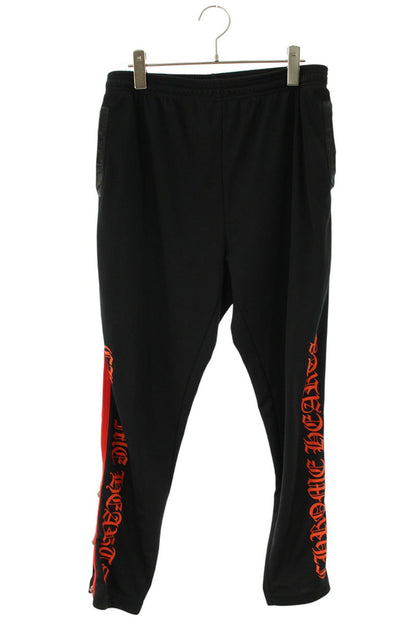 Chrome Hearts Cross Ball Side Logo Pants Black/Red Size M