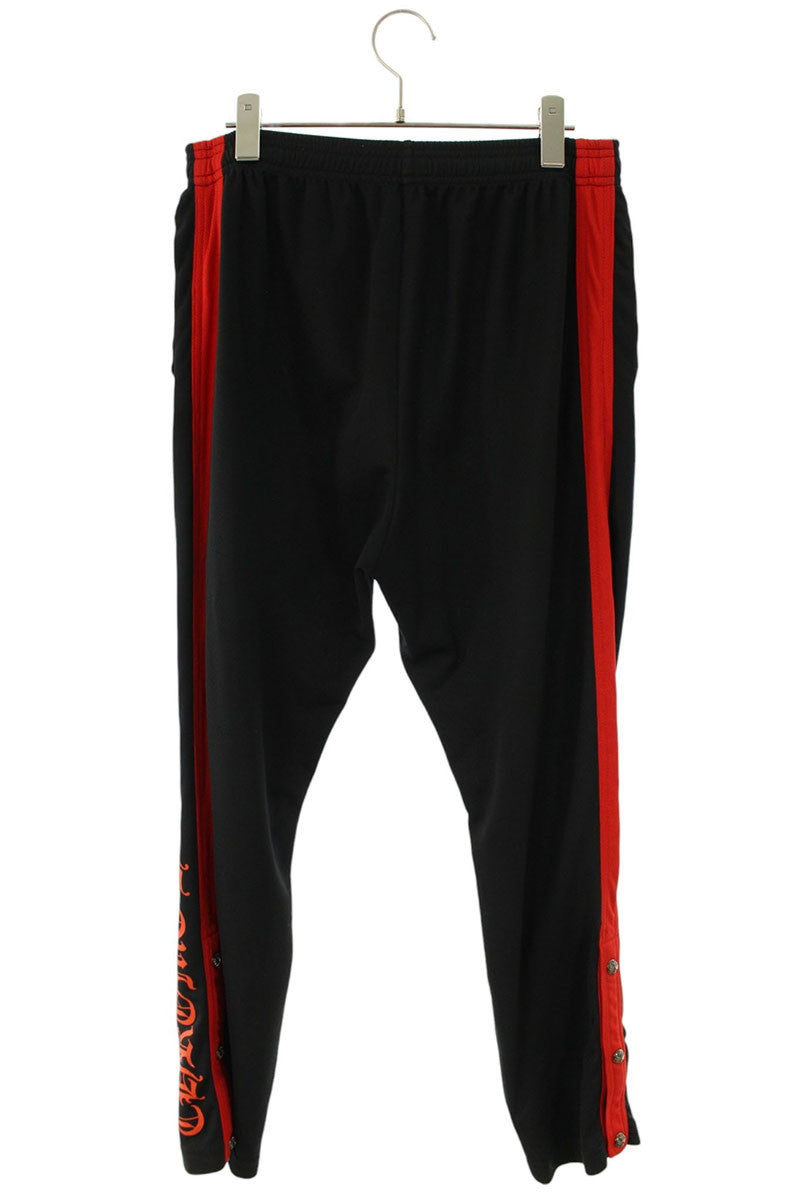 Chrome Hearts Cross Ball Side Logo Pants Black/Red Size M