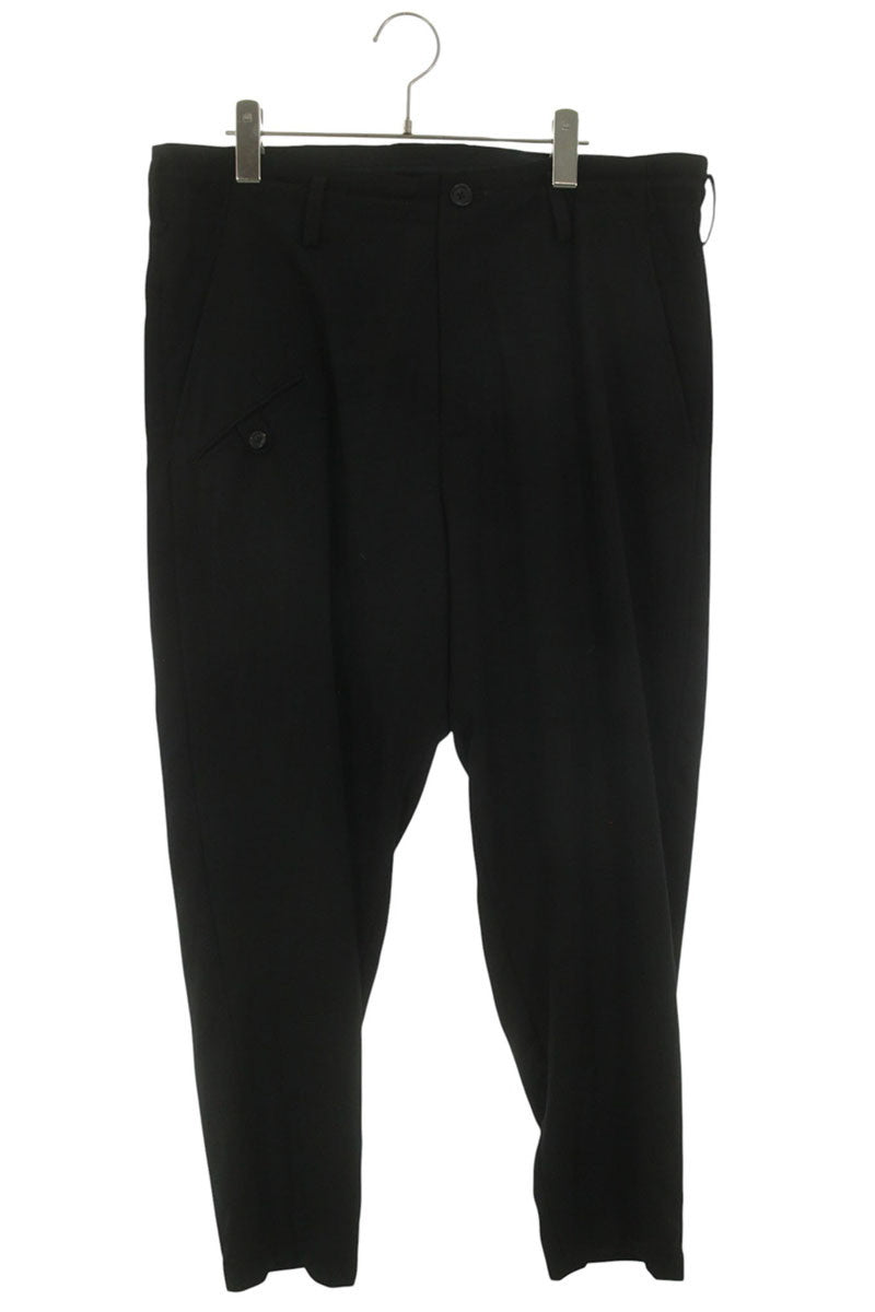 Yohji Yamamoto 24SS Wool Gabardine Long Pants Black Size 2