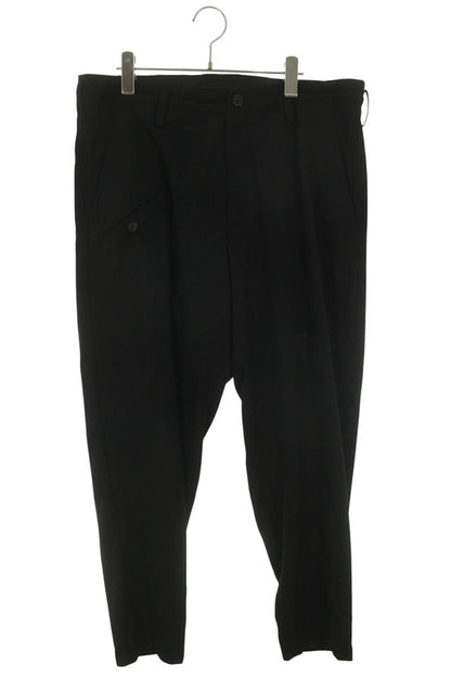 Yohji Yamamoto 24SS Wool Gabardine Long Pants Black Size 2
