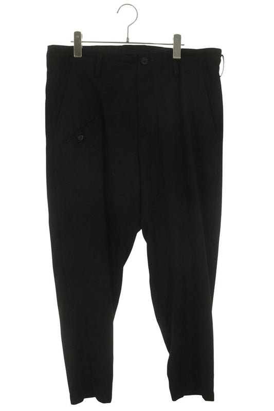 Yohji Yamamoto 24SS Wool Gabardine Long Pants Black Size 2