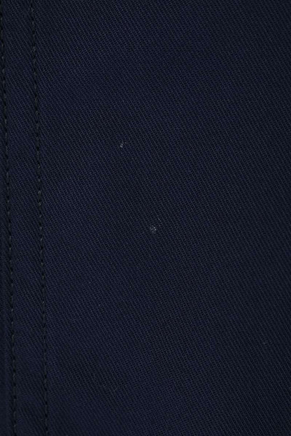 LOEWE Cotton Carpenter Button Fly Pants Navy/Brown Size 34