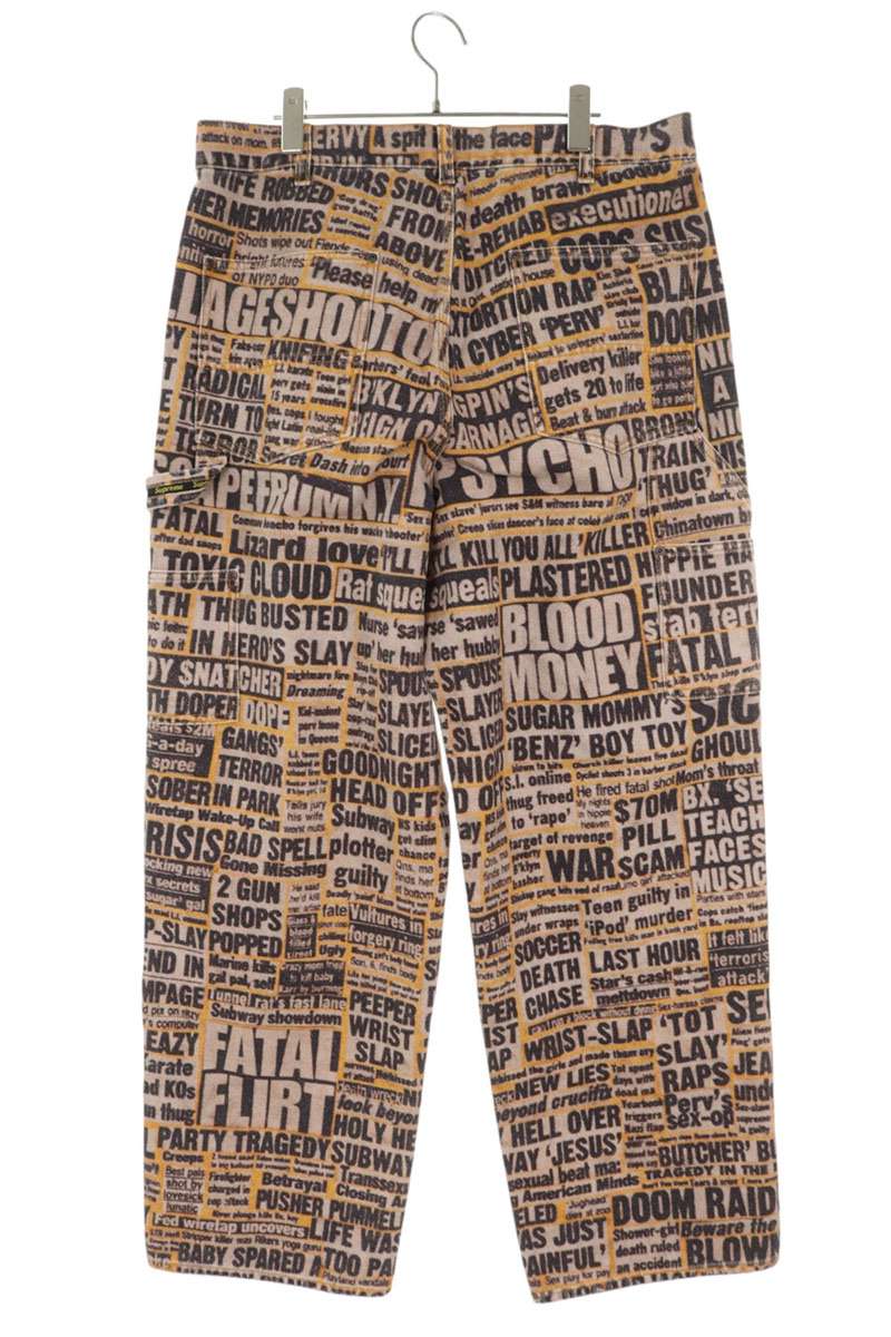 SUPREME 25AW Dash Snow Double Knee Pants Multi Size 34