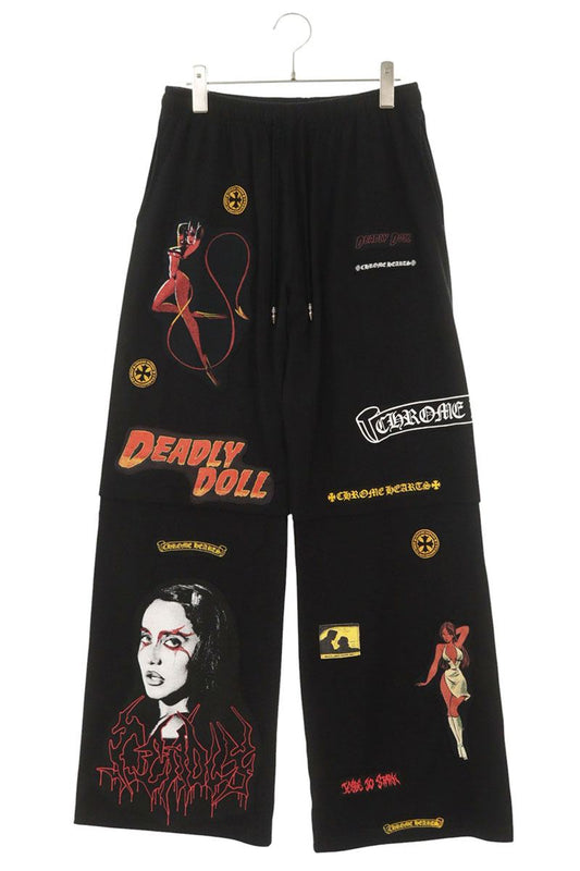 Chrome Hearts Deadly Doll Sweatpants Black/Multi Size S