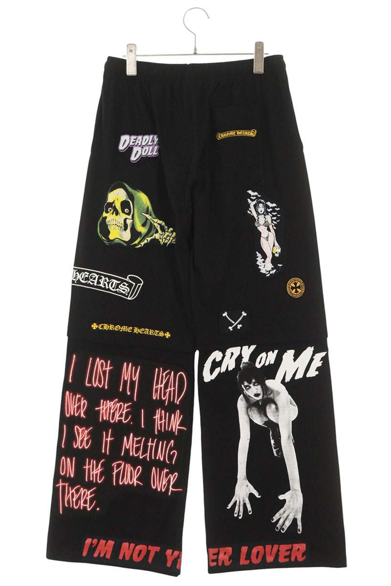 Chrome Hearts Deadly Doll Sweatpants Black/Multi Size S