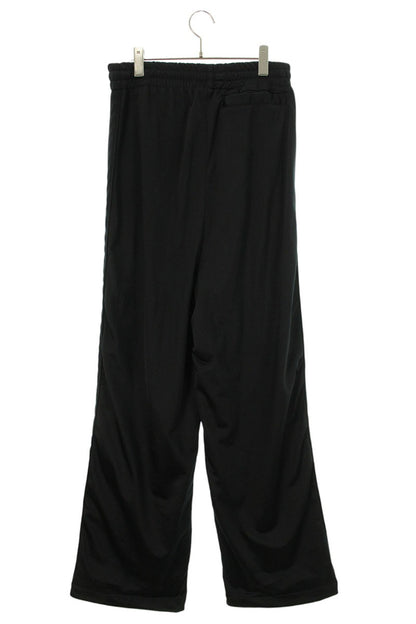 VETEMENTS Logo Print Jersey Pants Black/Blue Size S